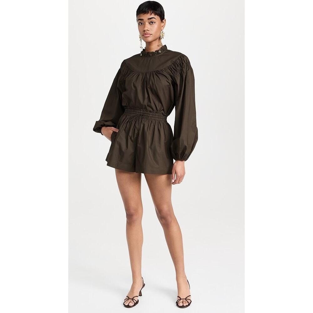 Ulla Johnson Marn Cotton Shorts - 4 - Picture 4 of 6